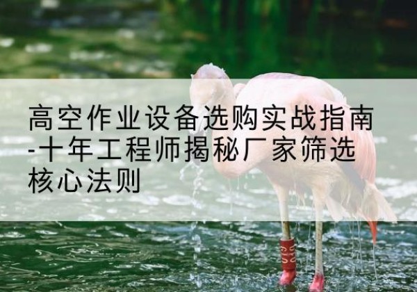 卓资剪叉式升降机厂家-高空作业设备选购实战指南-十年工程师揭秘厂家筛选核心法则